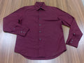 Men's Shirt-Burgundy -Thrift
