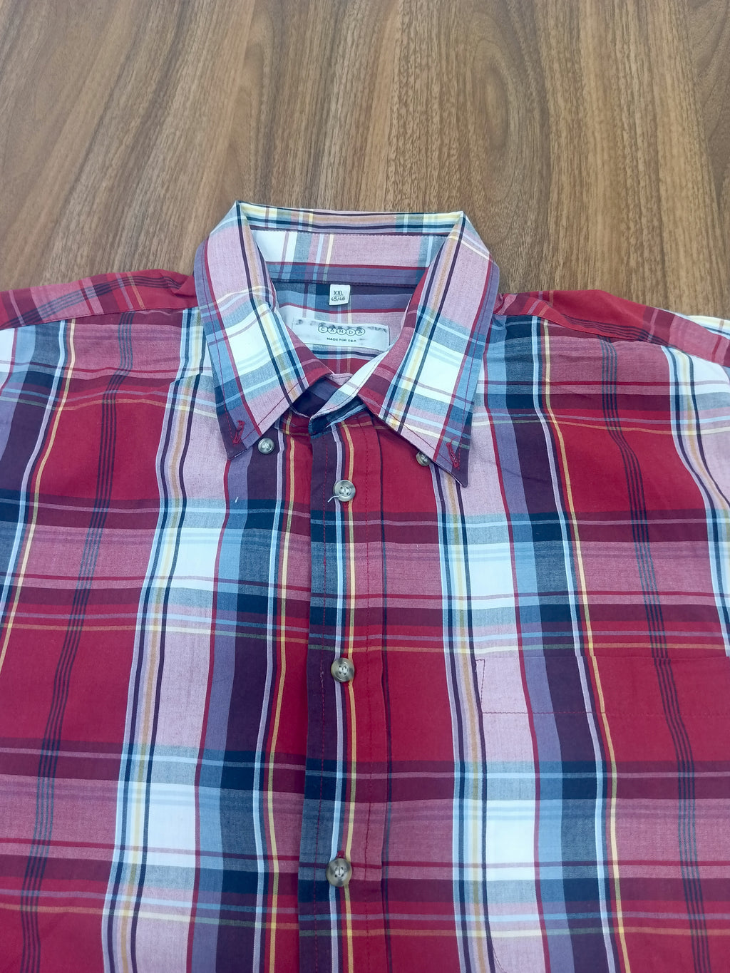 Men's Shirt-Checkered -Thrift