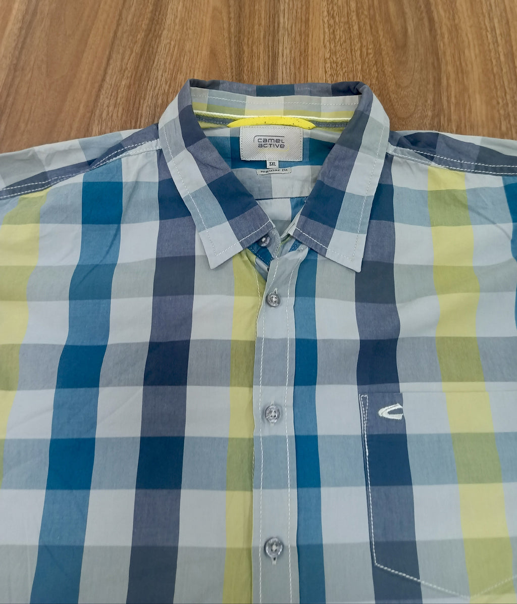Men's Shirt-Checkered -Thrift