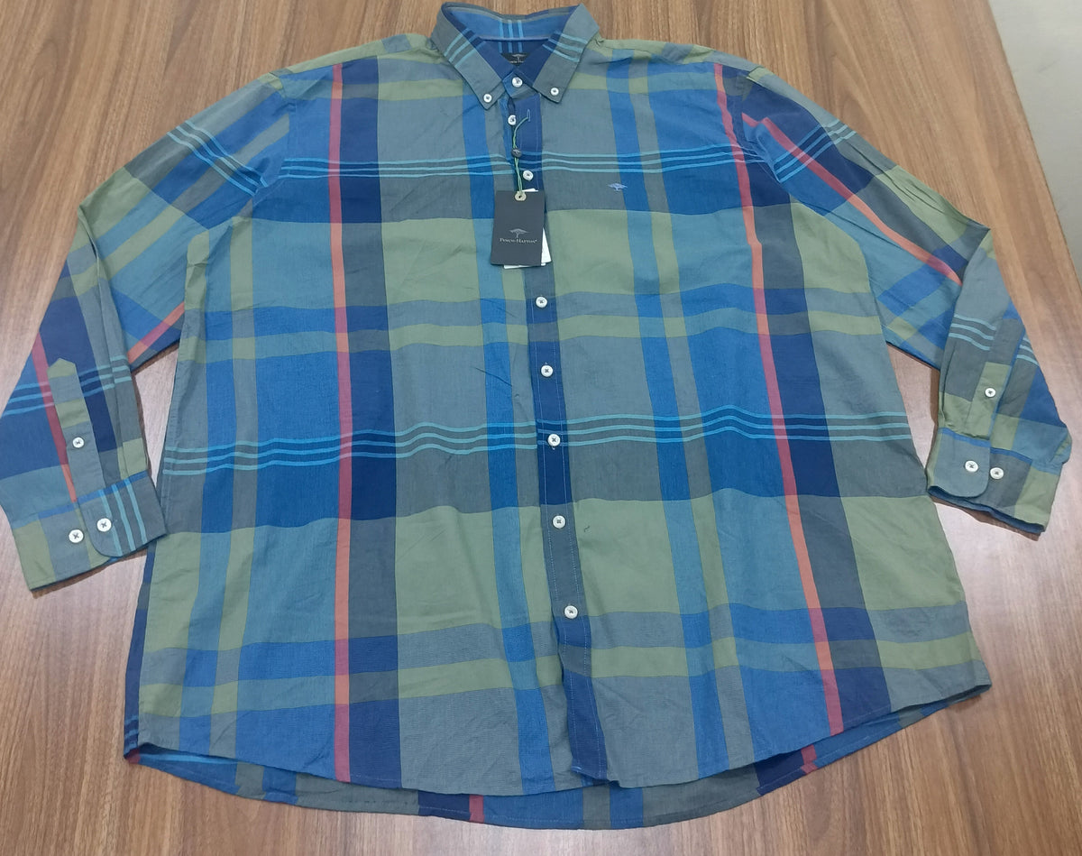 Men's Shirt-Check Pattern -Thrift