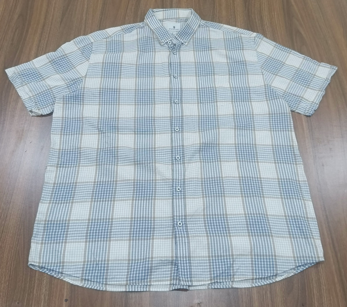 Men's Shirt-Checkered -Thrift