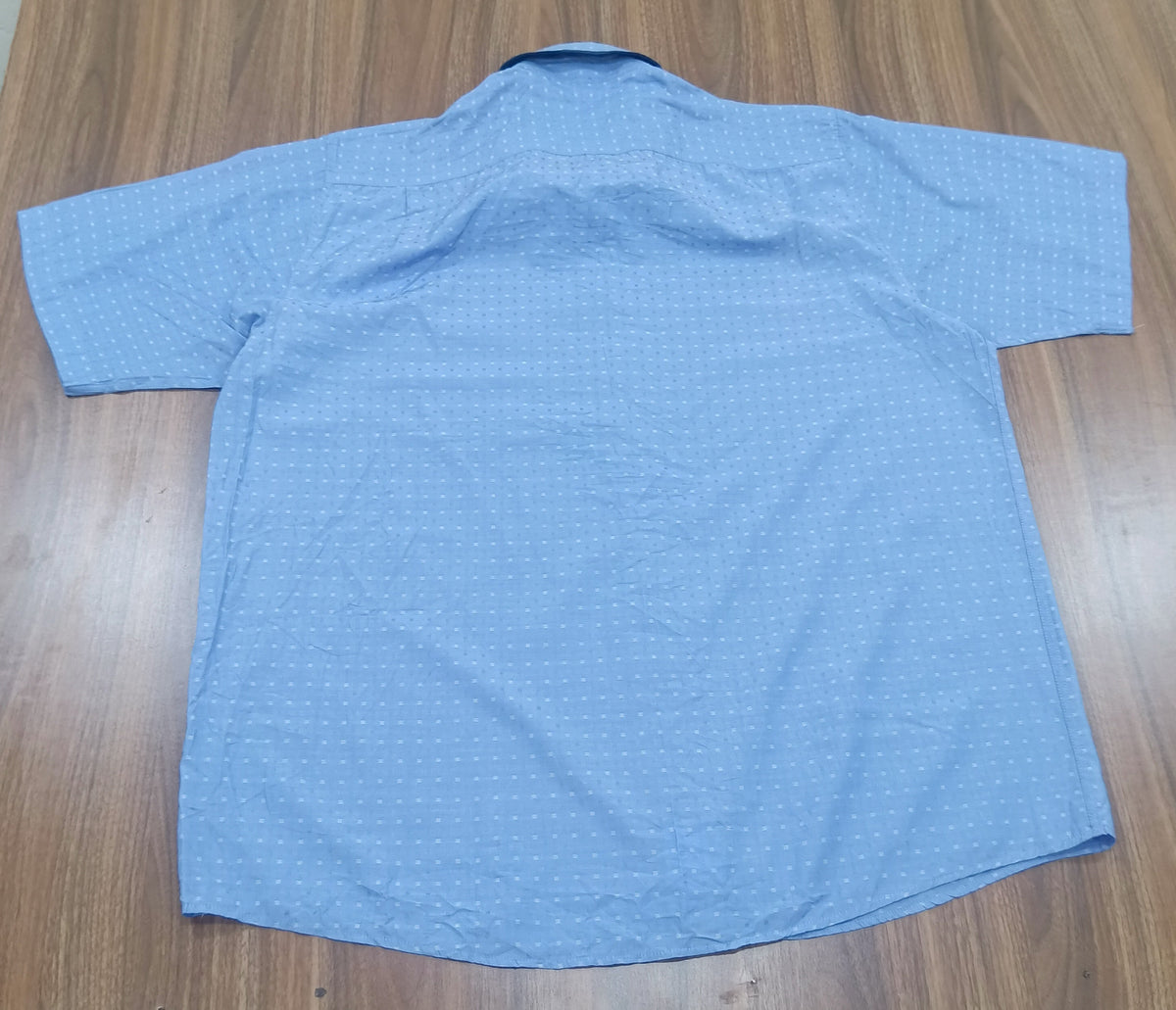 Men's Shirt-Sky Blue Pattern-Thrift