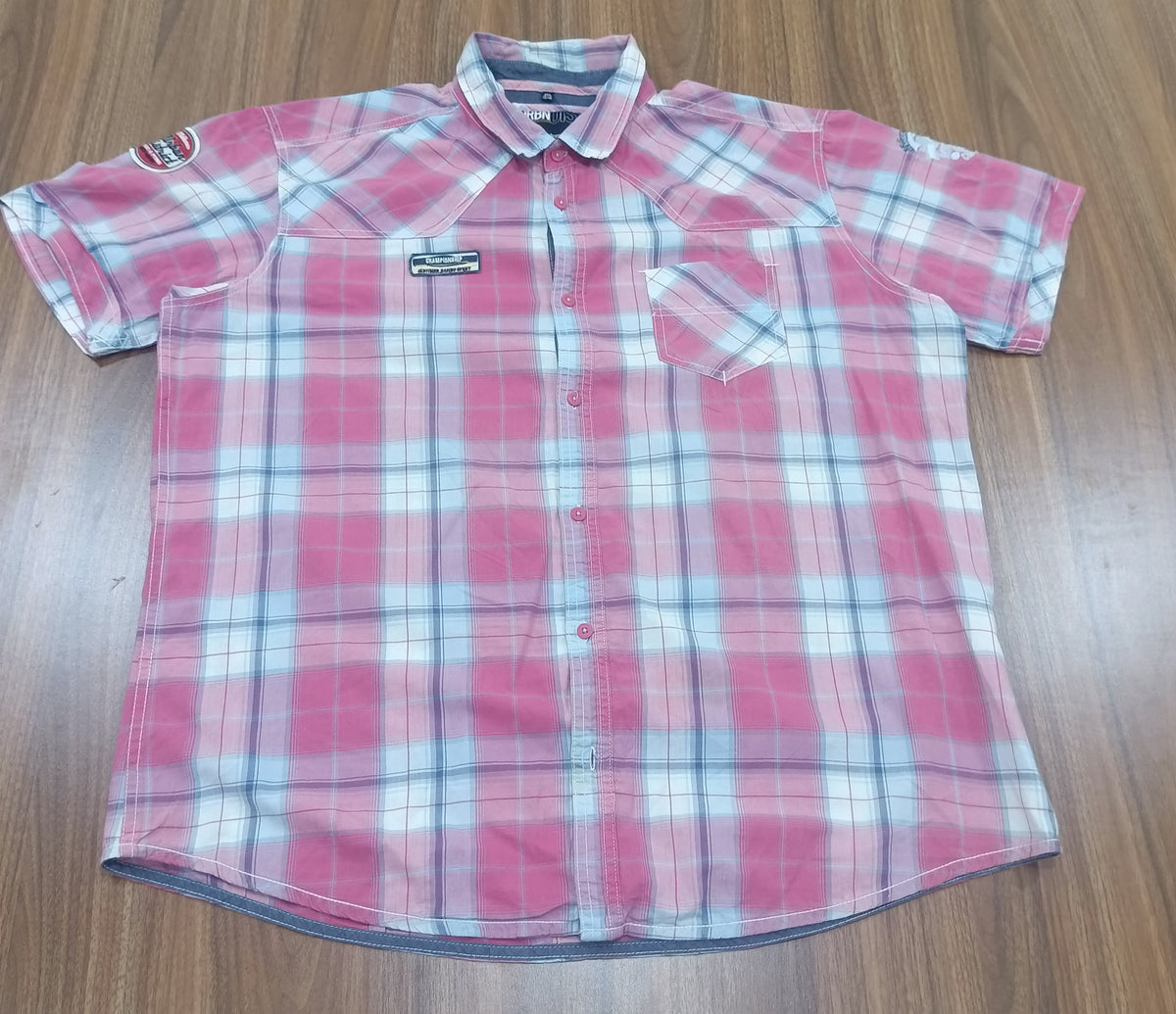 Men's Shirt-Checkered-Thrift