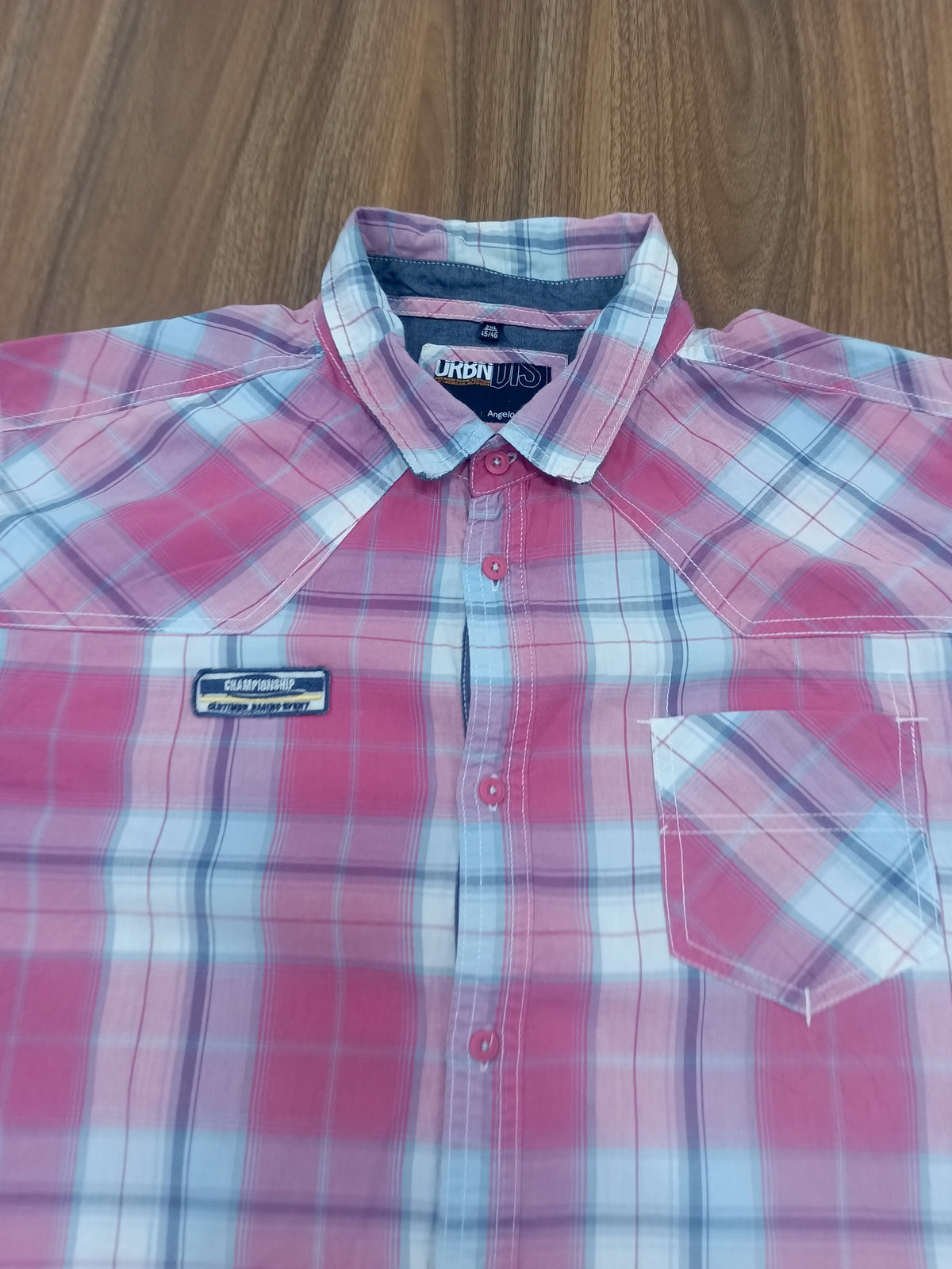 Men's Shirt-Checkered-Thrift
