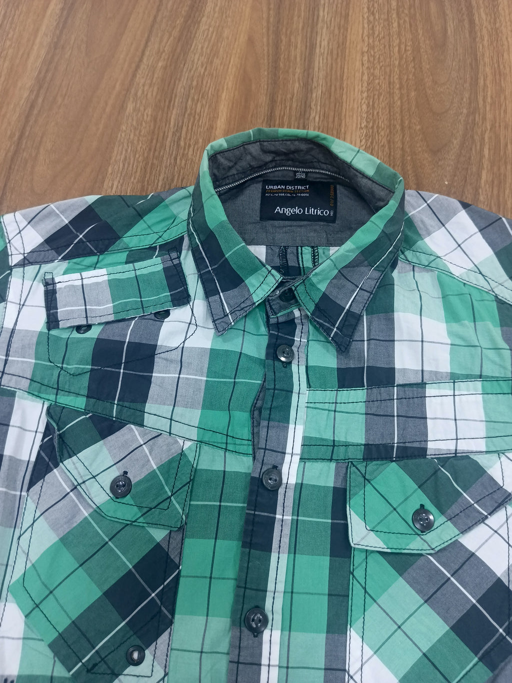 Men's Shirt-Checkered-Thrift