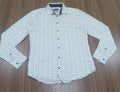 Men's Shirt-White-Pattern-Thrift