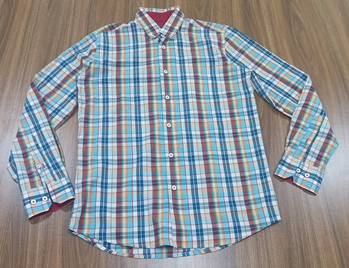 Men's Shirt-Checkered-Thrift