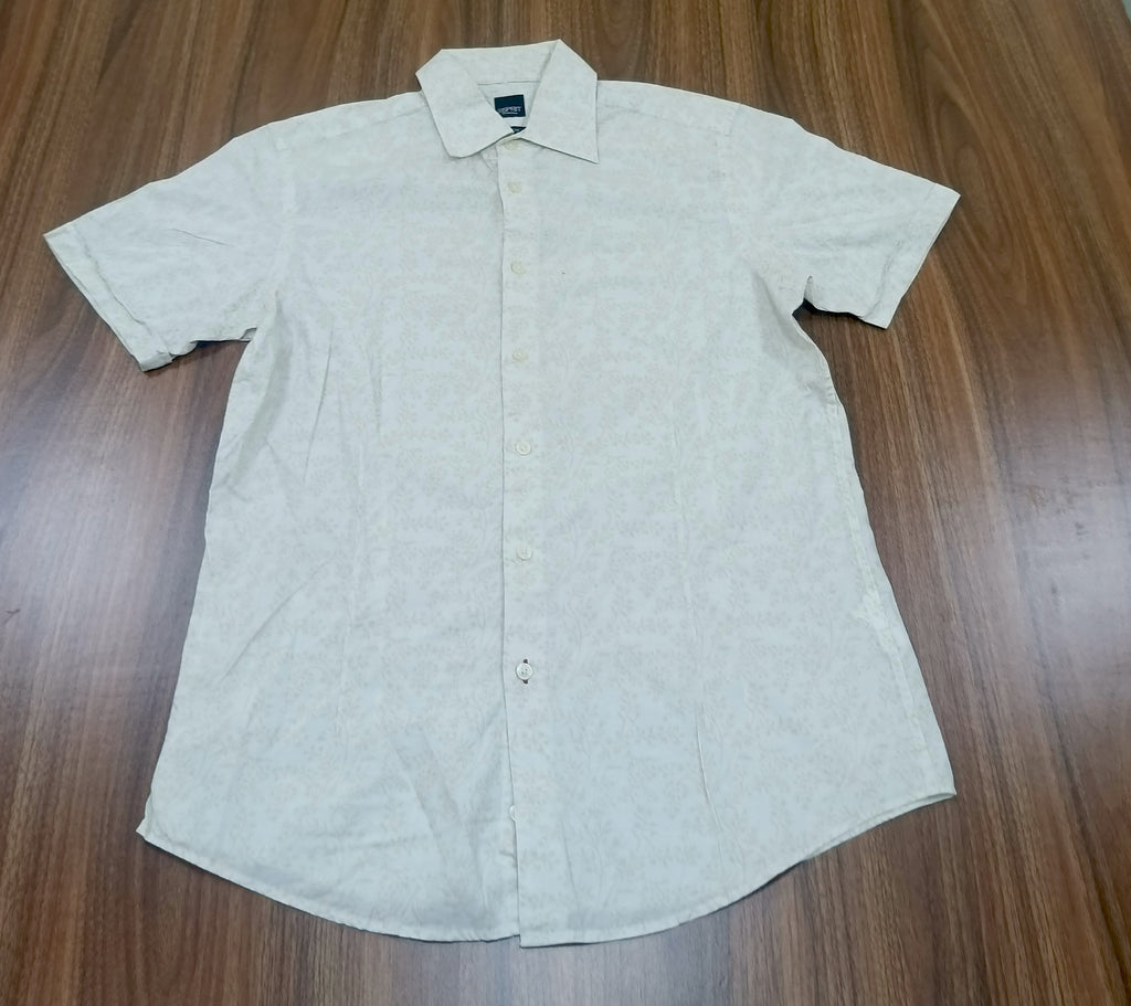 Men's Shirt-White-Pattern-Thrift