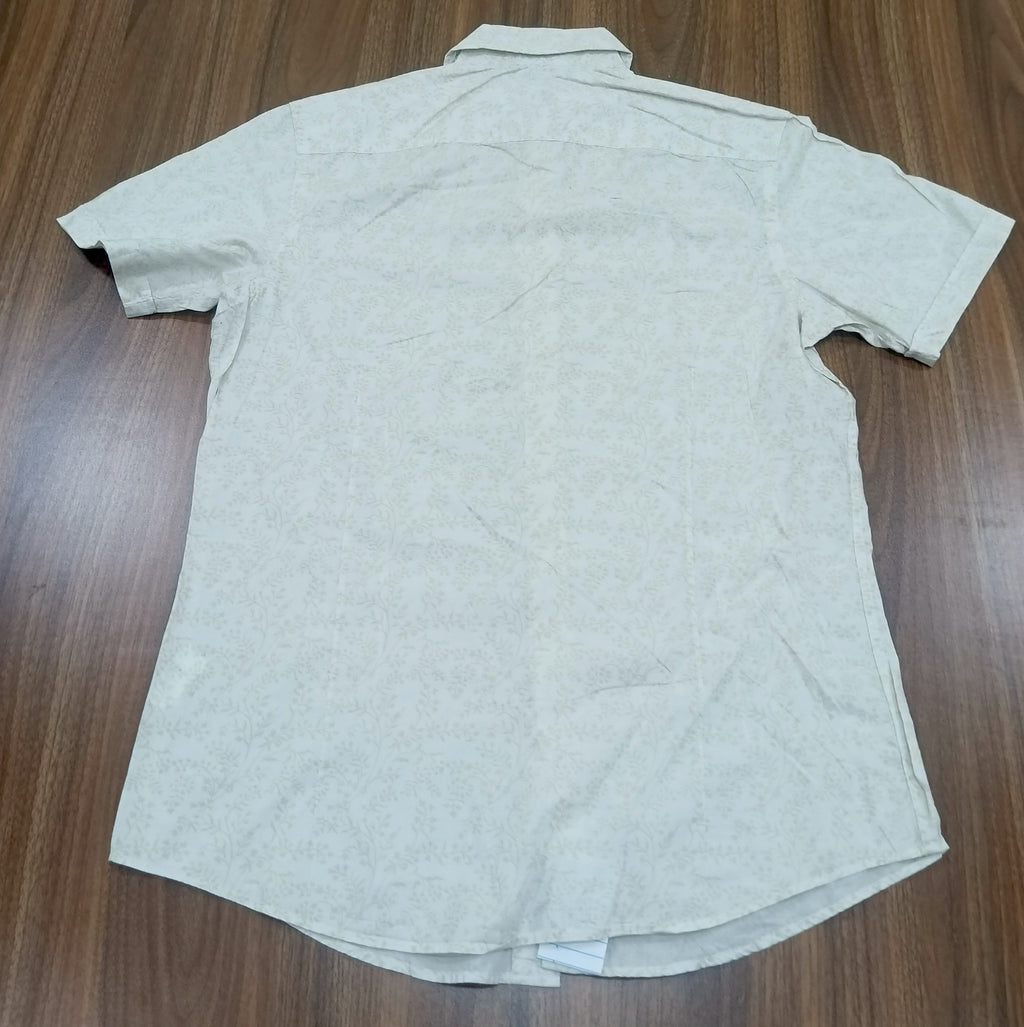 Men's Shirt-White-Pattern-Thrift