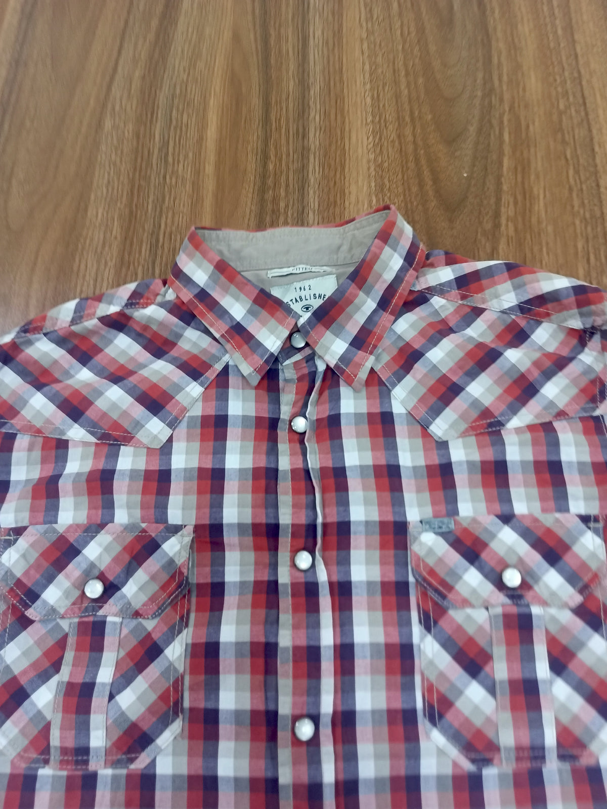 Men's Shirt-Checkered-Thrift